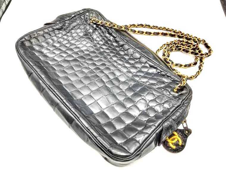 シャネル買取 チェーンバッグ クロコ 